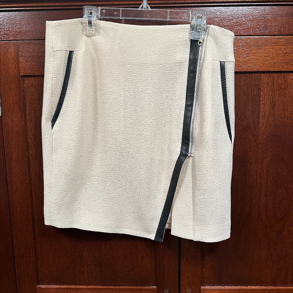 Rebecca Minkoff Skirt with Leather Trim